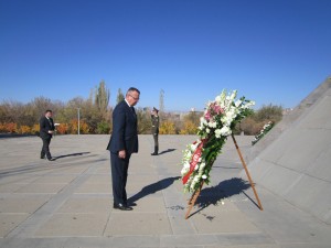 591. Under-Secretary-General of the United Nations paid tribute to the memory of the innocent victims of the Armenian Genocide 22.10.2013