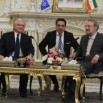 229. Minister Nalbanidian meets Speaker of Iranian Parliament